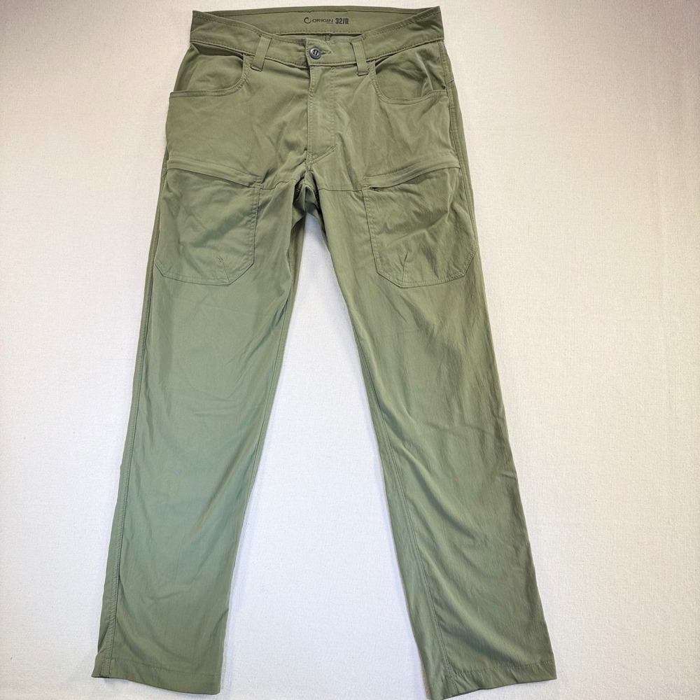Origin USA NYLOC Pants Mens 32R Olive Green Tactical Hiking 100% US Components
